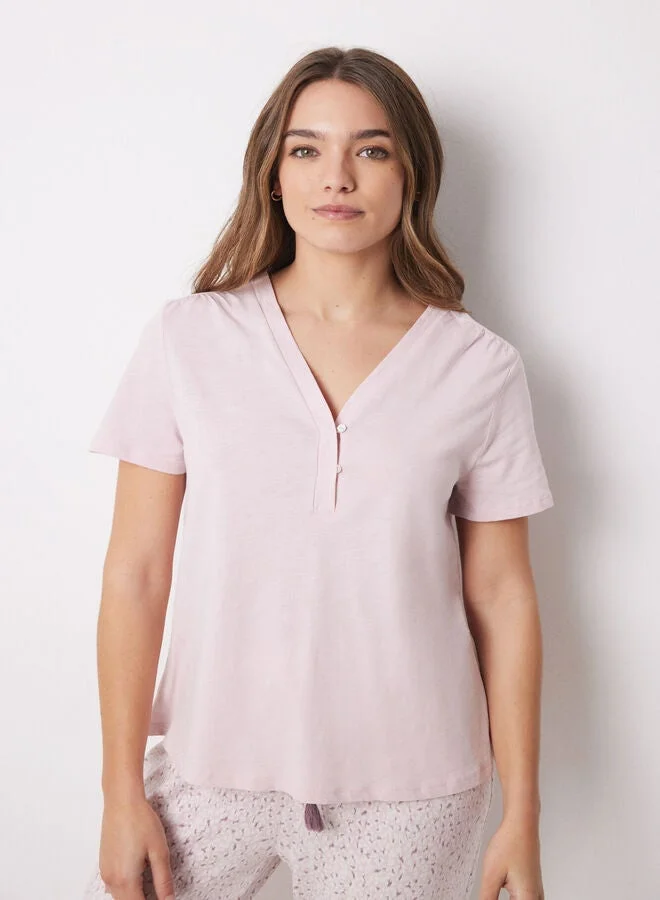 100% Cotton Short Sleeve T-Shirt Pink