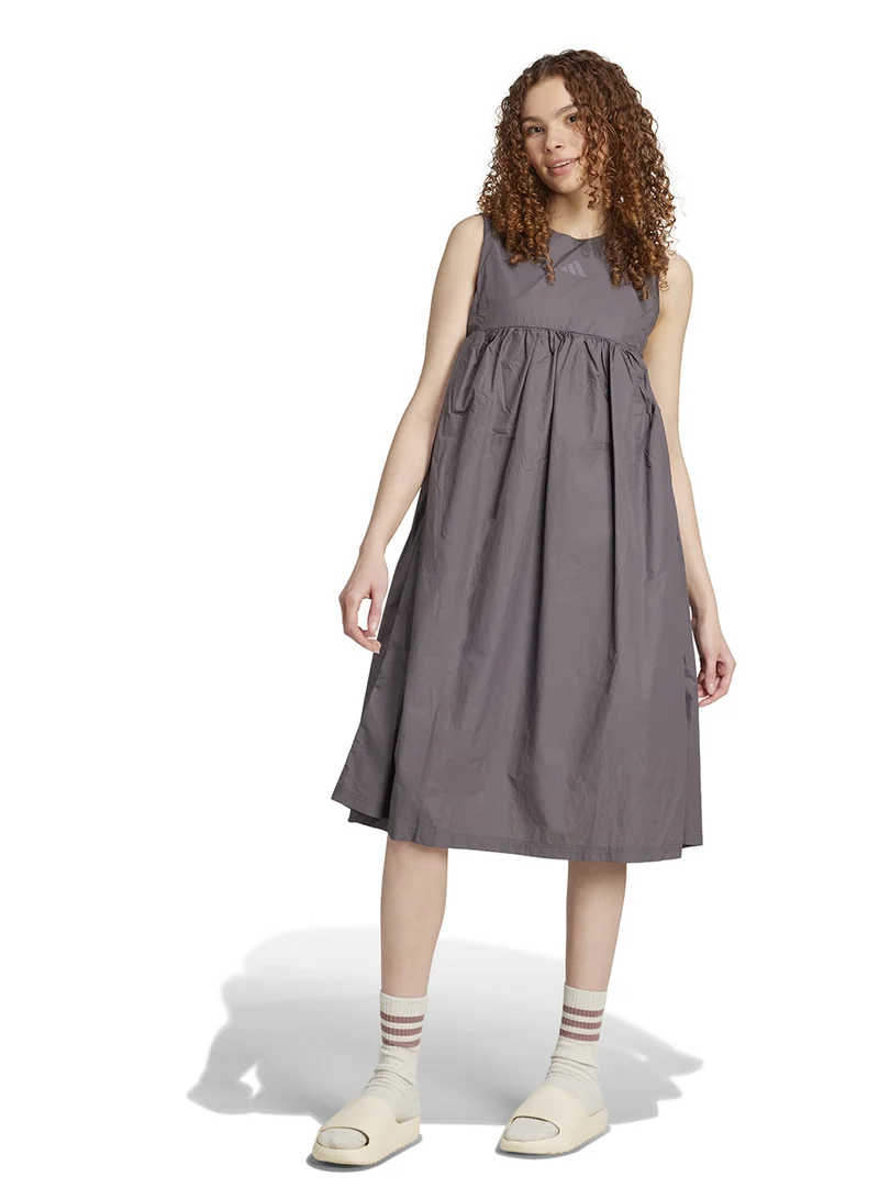 Sleeveless Poplin Dress