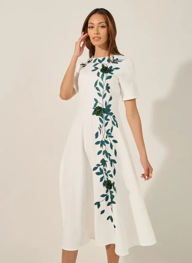 Floral A-Line Dress – image 3