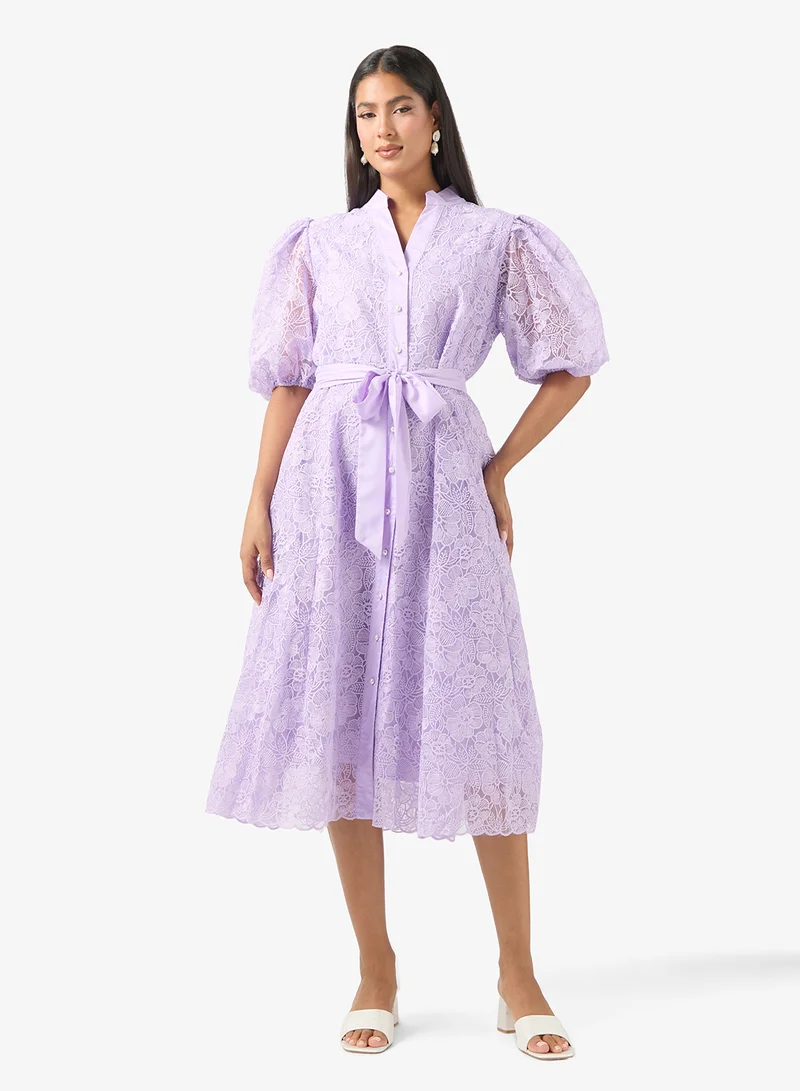 Lace Shift Dress