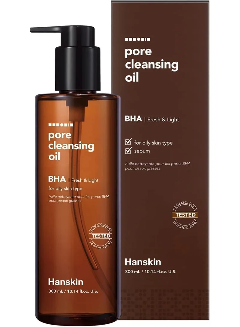 Hanskin Pore Cleansing Oil BHA Fresh & Light 300ml