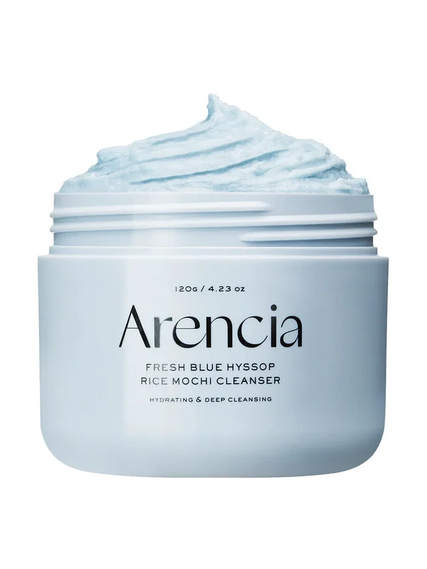 Arencia Blue Hyssop Rice Mochi Cleanser