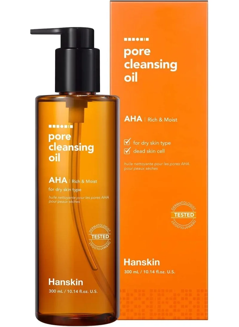 Hanskin AHA Rich & Moist Pore Cleansing Oil