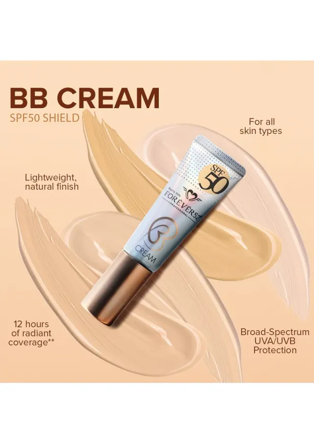 Forever52 كريم بي بي بعامل حماية SPF50 ZB004 – صورة 4