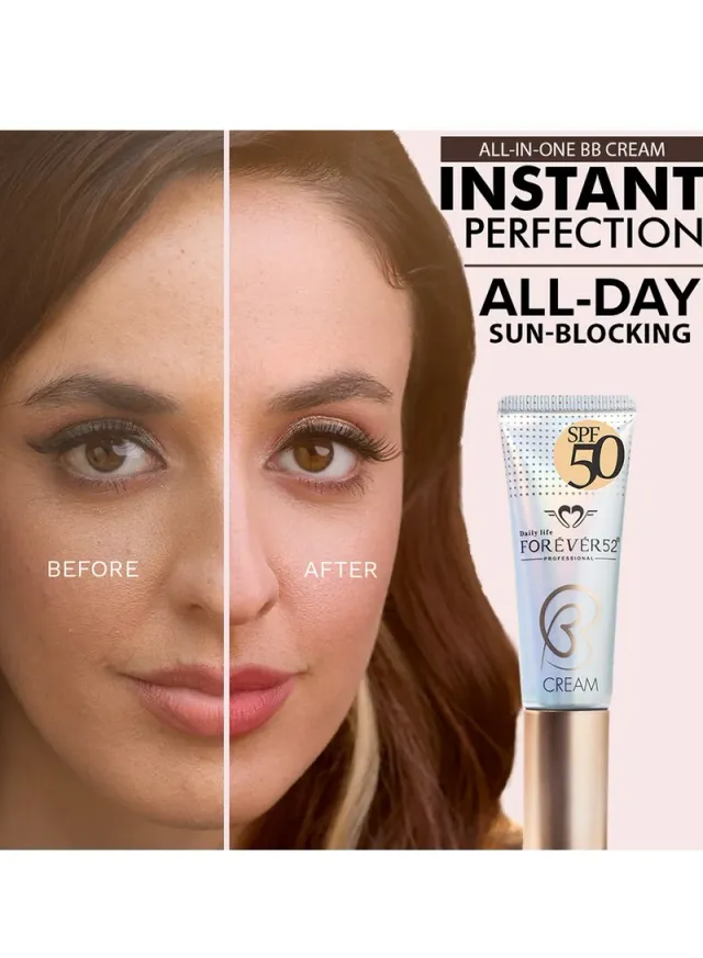 Forever52 كريم بي بي بعامل حماية SPF50 ZB004 – صورة 7