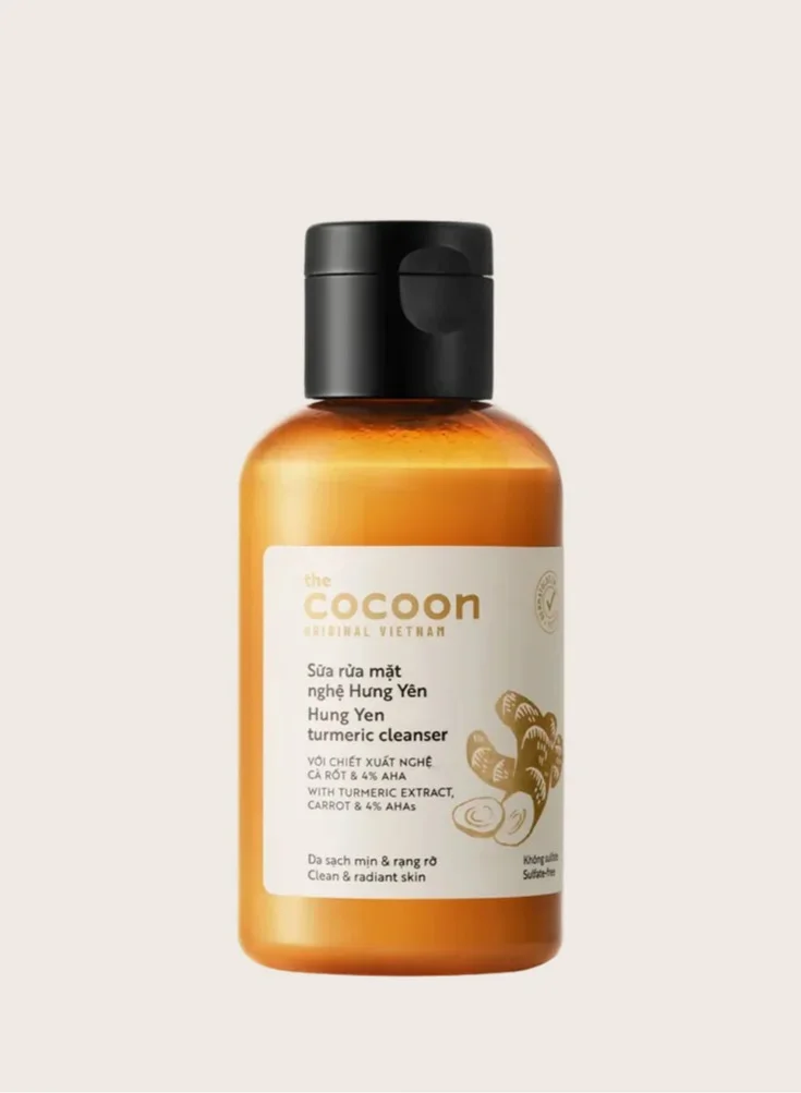 Hung Yen Brightening Turmeric Face Wash AHA 4% Exfoliating 140ml