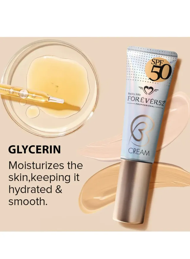 كريم أساس BB بعامل حماية SPF 50 للبشرة المختلطة، بلون داكن بارد – صورة 6