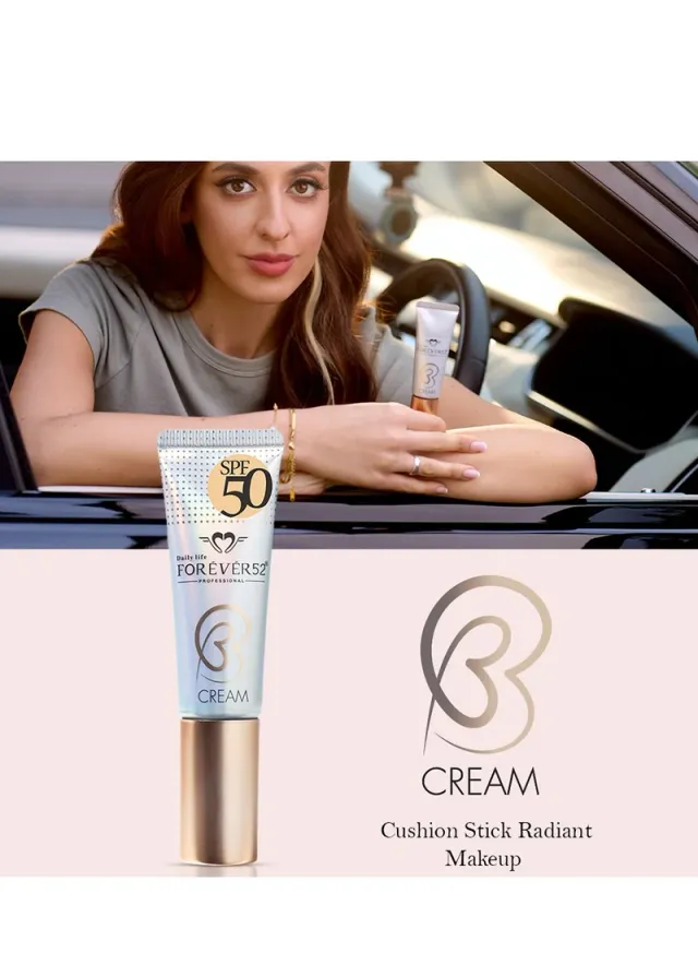كريم أساس BB بعامل حماية SPF 50 للبشرة المختلطة، بلون داكن بارد – صورة 8