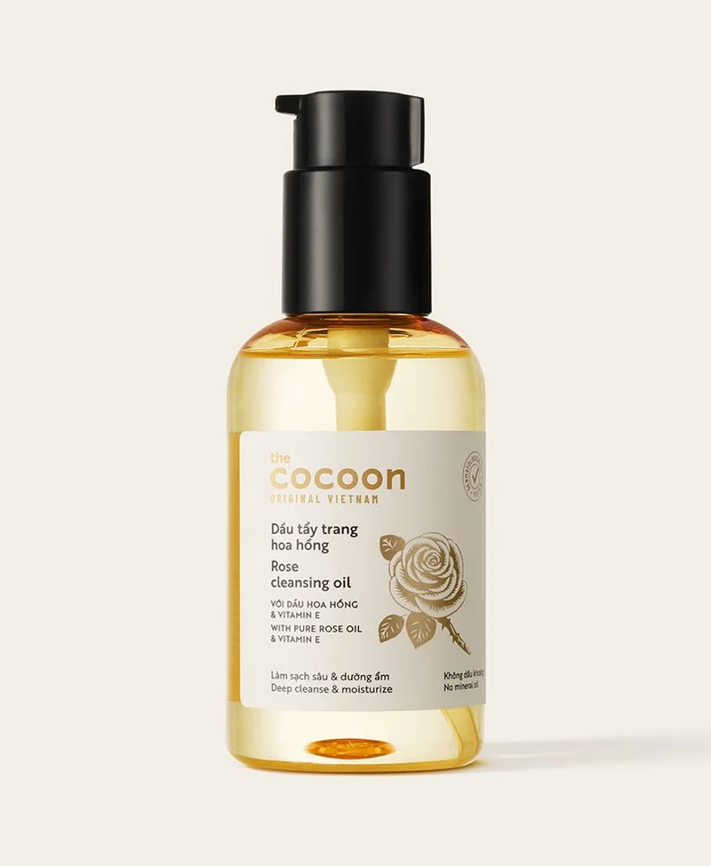 Rose Cleansing Oil Gentle Makeup Remover for Sensitive Skin 140ml