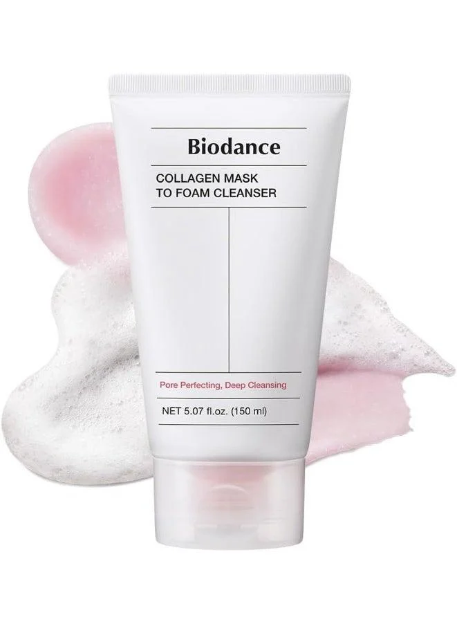 Collagen Mask to Foam Cleanser