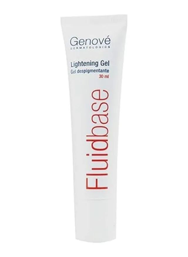 جل تفتيح البشرة Genove Fluidbase (30 مل) | مصحح البقع الداكنة ومُفتيح البشرة | يحتوي على الأربوتين وفيتامين C