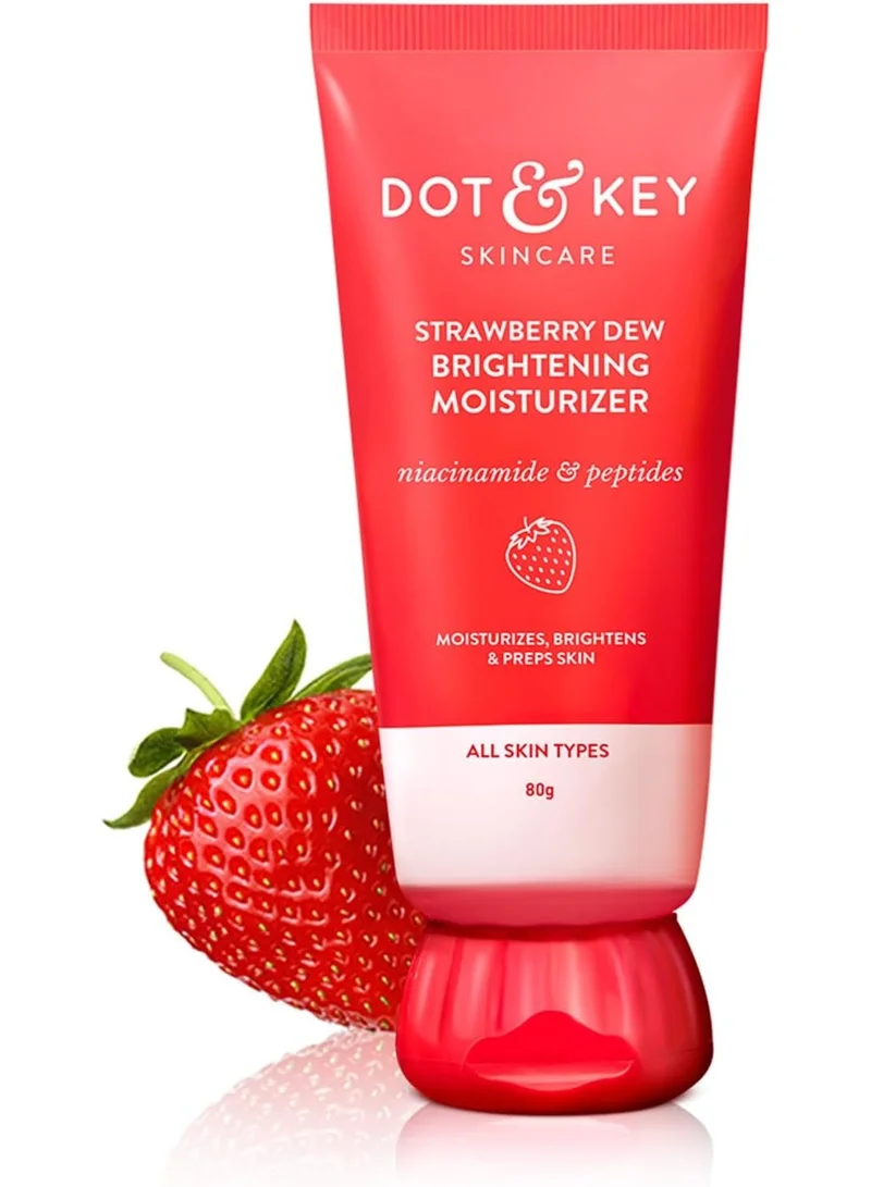 Dot & Key Strawberry Brightening Moisturizer Niacinamide, Peptides, Hyaluronic Acid 80g