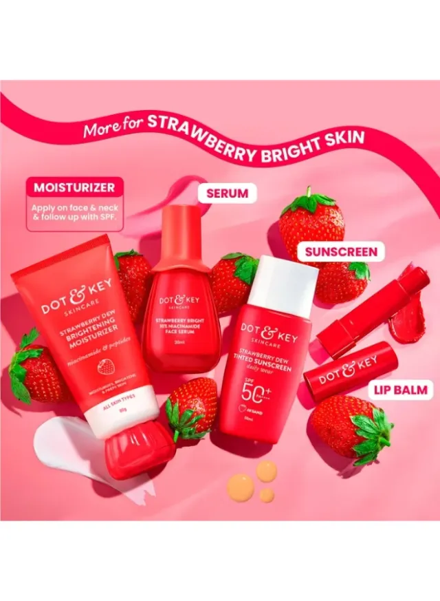Dot & Key Strawberry Brightening Moisturizer Niacinamide, Peptides, Hyaluronic Acid 80g – image 5