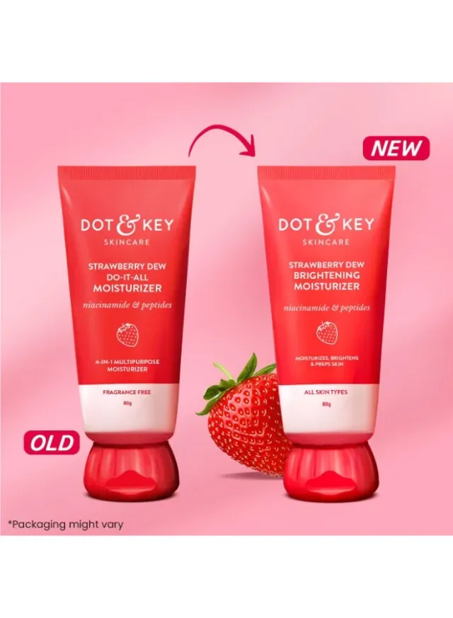 Dot & Key Strawberry Brightening Moisturizer Niacinamide, Peptides, Hyaluronic Acid 80g – image 6