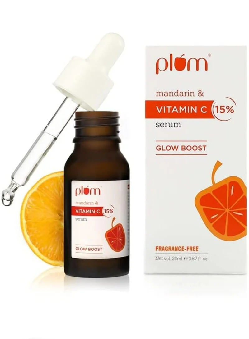 Plum 15% Vitamin C Serum Glow Boost Fragrance-Free