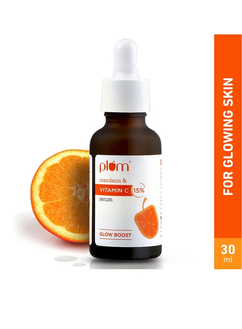Plum 15% Vitamin C Serum Glow Boost Fragrance-Free