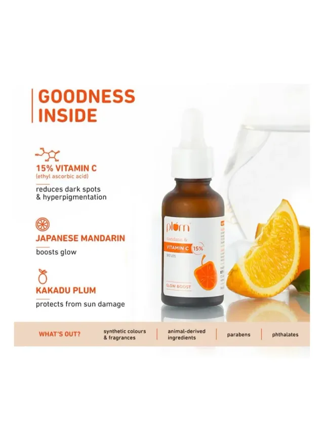 15% Vitamin C Face Serum with Mandarin and Kakadu Plum, 30ml – image 4