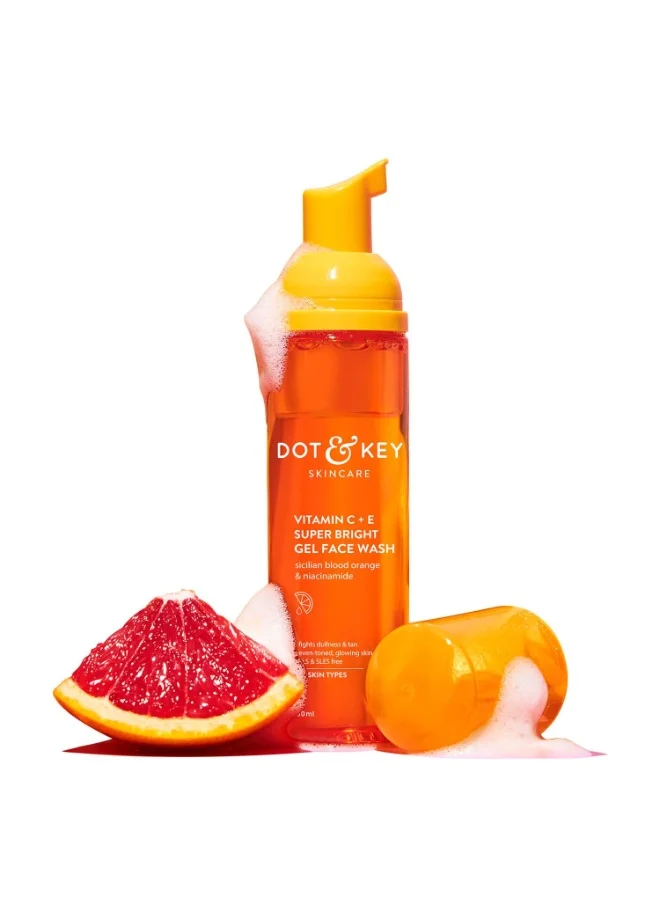 Dot & Key Vitamin C Super Bright Foaming Face Wash Travel 80ml