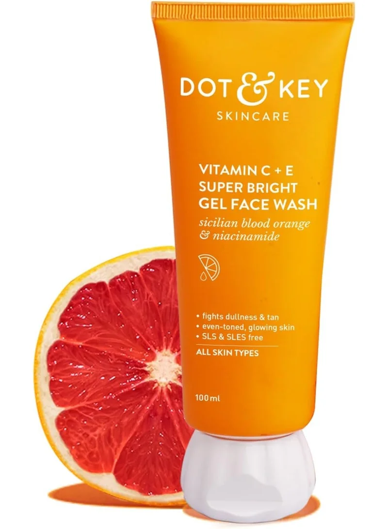 Dot & Key Vitamin C Super Bright Foaming Face Wash Travel 80ml