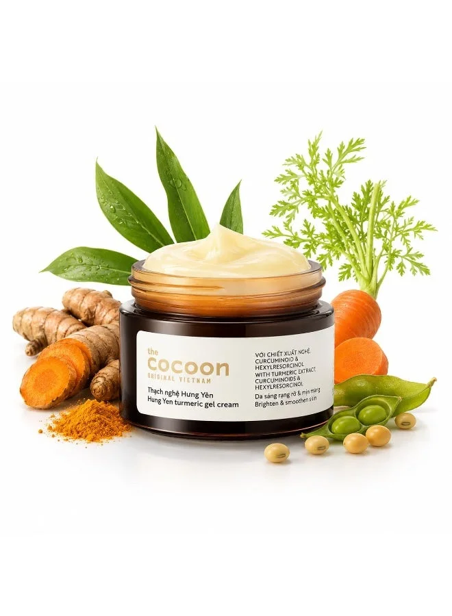Hung Yen Turmeric Brightening Matt Finish Gel Cream Moisturiser 30ml for Dark Spots