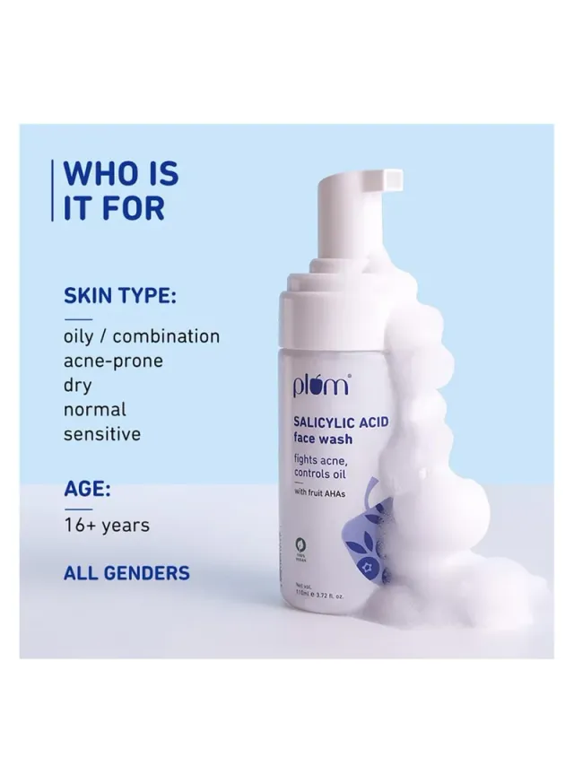 Plum Simply Bright 2% Niacinamide Rice Water Brightening Face Wash 100ml – image 4