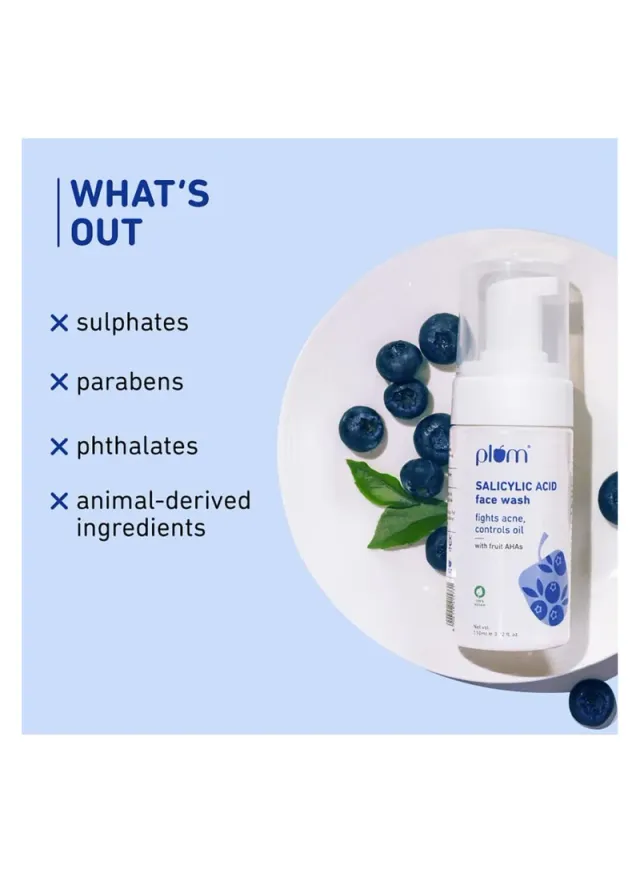 Plum Simply Bright 2% Niacinamide Rice Water Brightening Face Wash 100ml – image 5