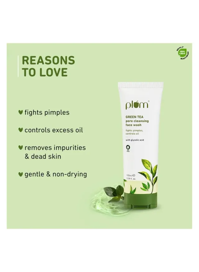 Plum Simply Bright 2% Niacinamide Rice Water Brightening Face Wash 100ml – image 5
