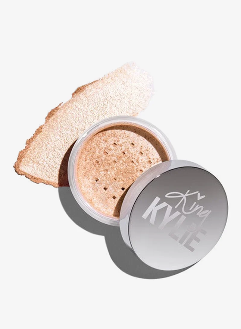 Kylie Loose Powder Highlighter 3 Strikes Warm Champagne