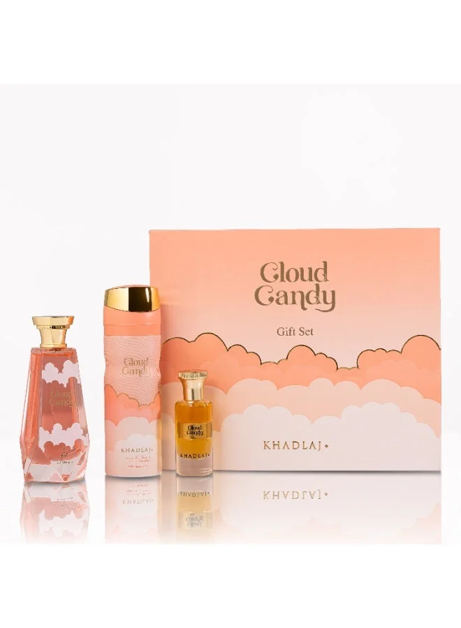 Khadlaj Cloud Candy Women's 3-Piece Gift Set