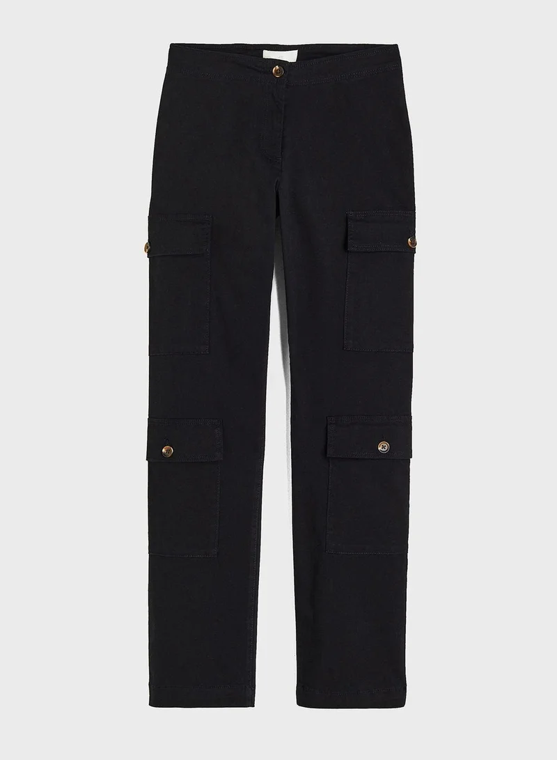 Pocket Detail Pants
