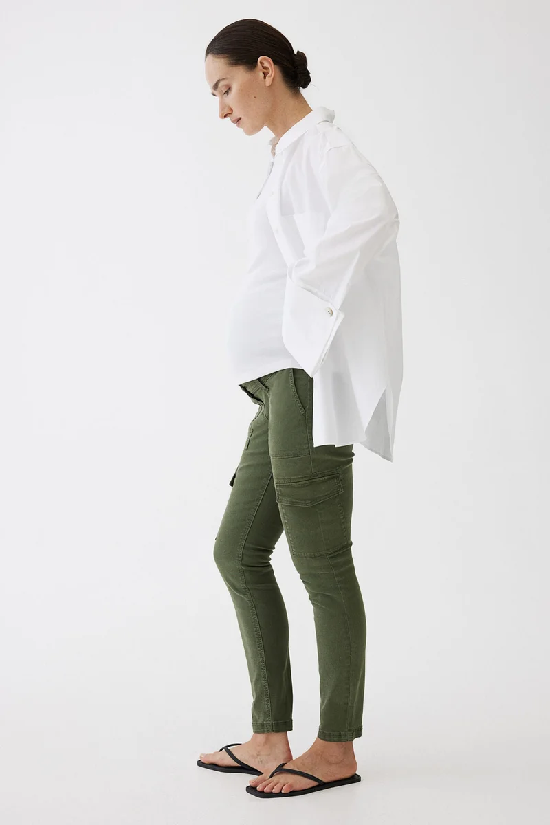 Mama Slim Cargo Trousers