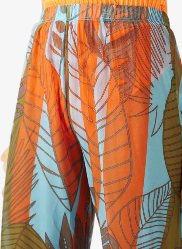 Printed Sheer Beach Pant – image 4