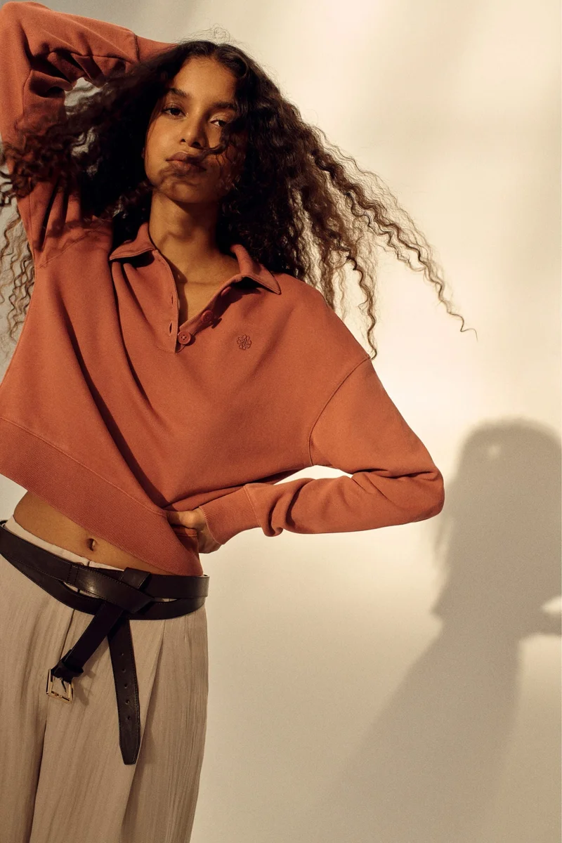 Loose Fit Polo Shirt