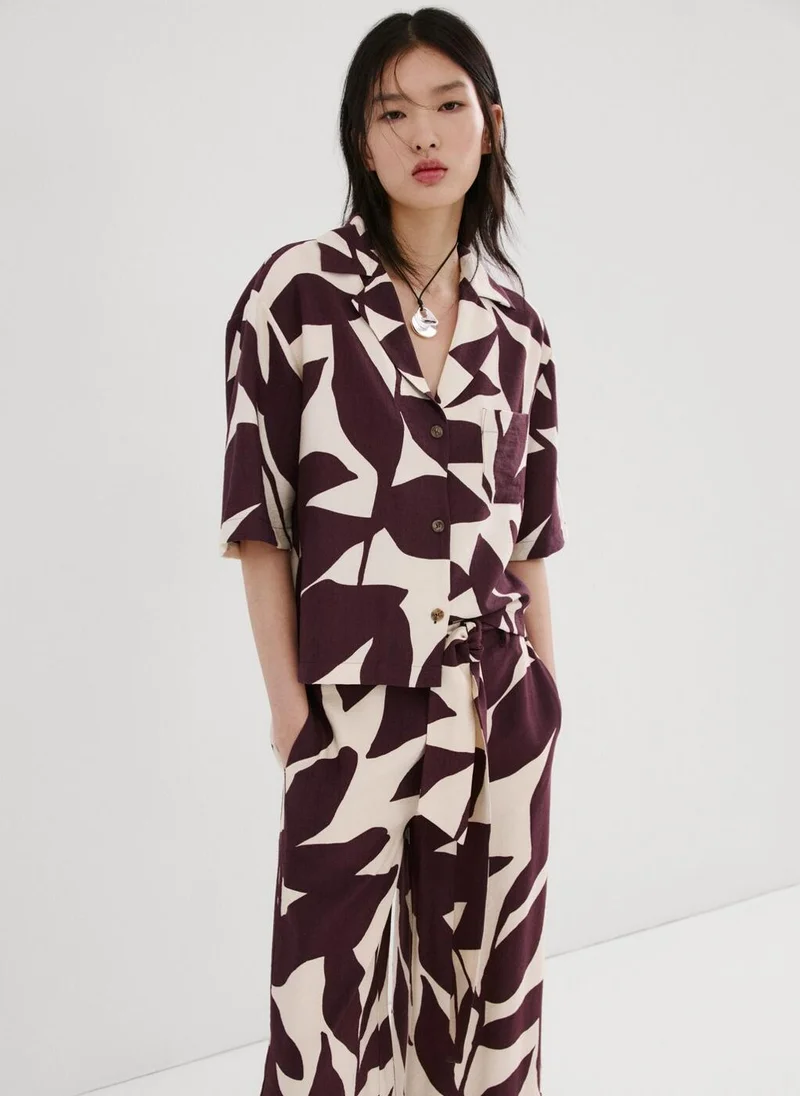 Printed Short Sleeve Shirt