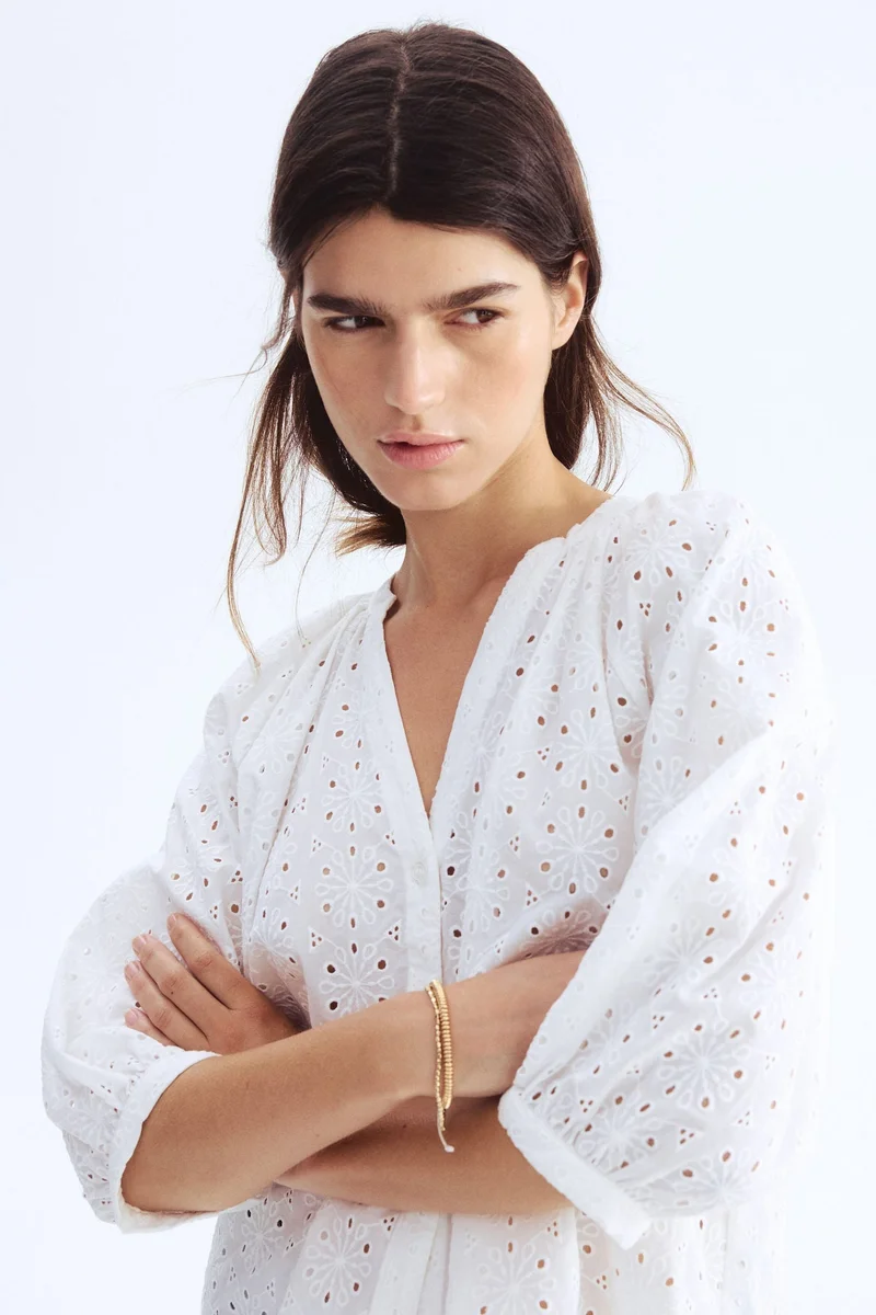 Broderie Anglaise Blouse
