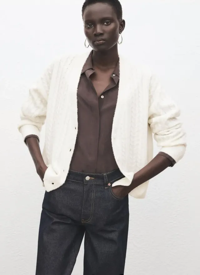 Knitted Braided Cardigan – image 4