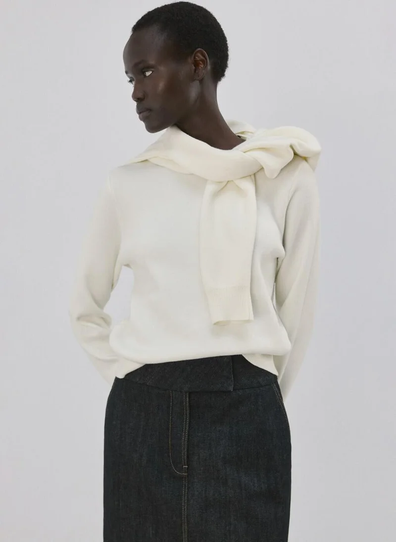 Buttoned Cuffs Sweater