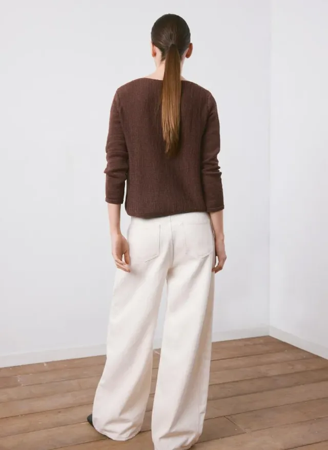 Open-knit Long Sleeve Jumper – image 2