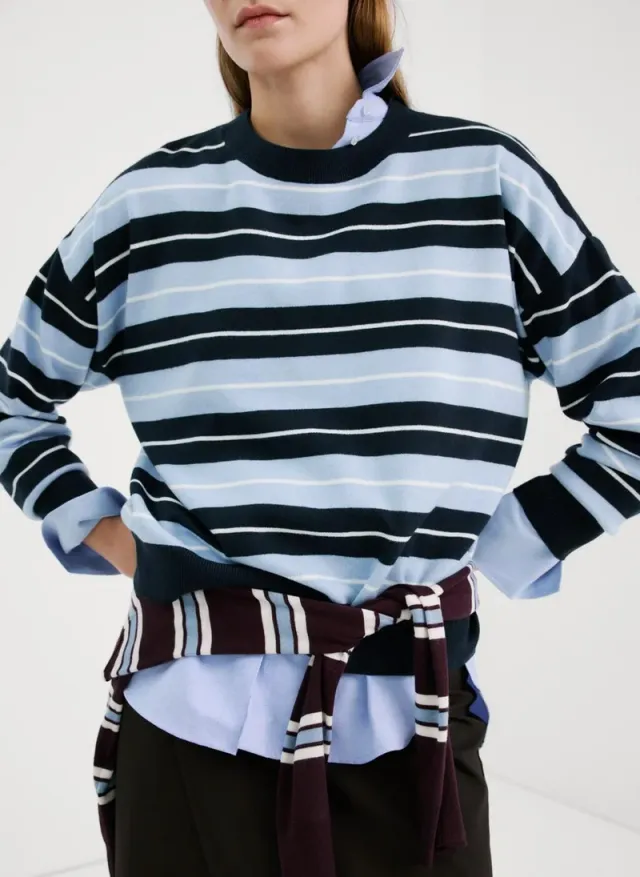 Knit Striped Sweater – image 4