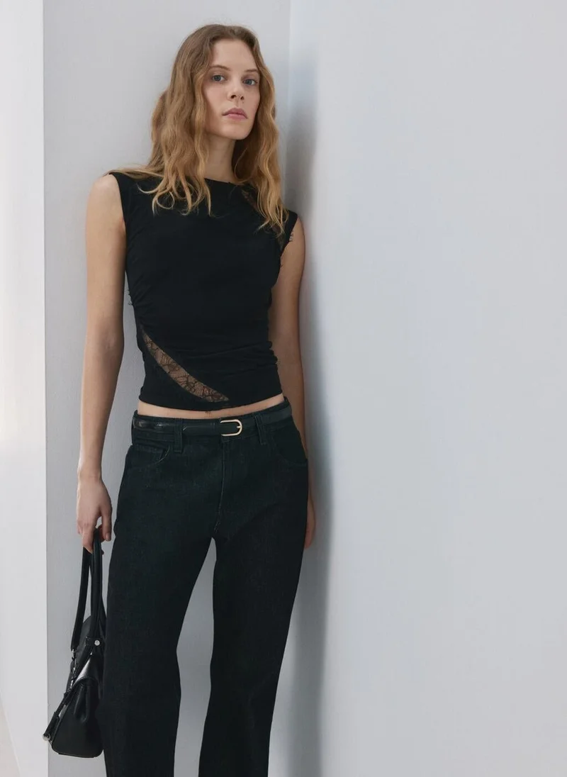 Ruched Fitted Top