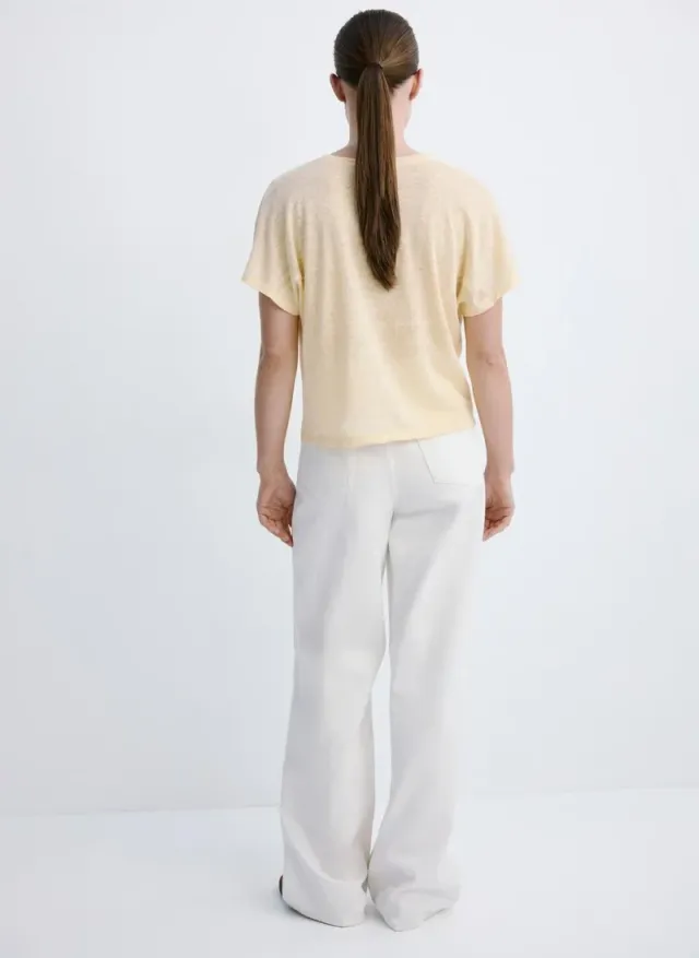 Linen Short-Sleeve T-Shirt – image 2