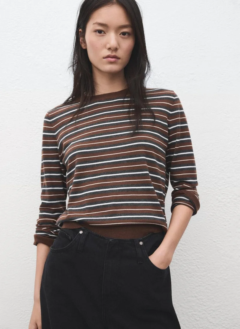 Striped Knit Sweater