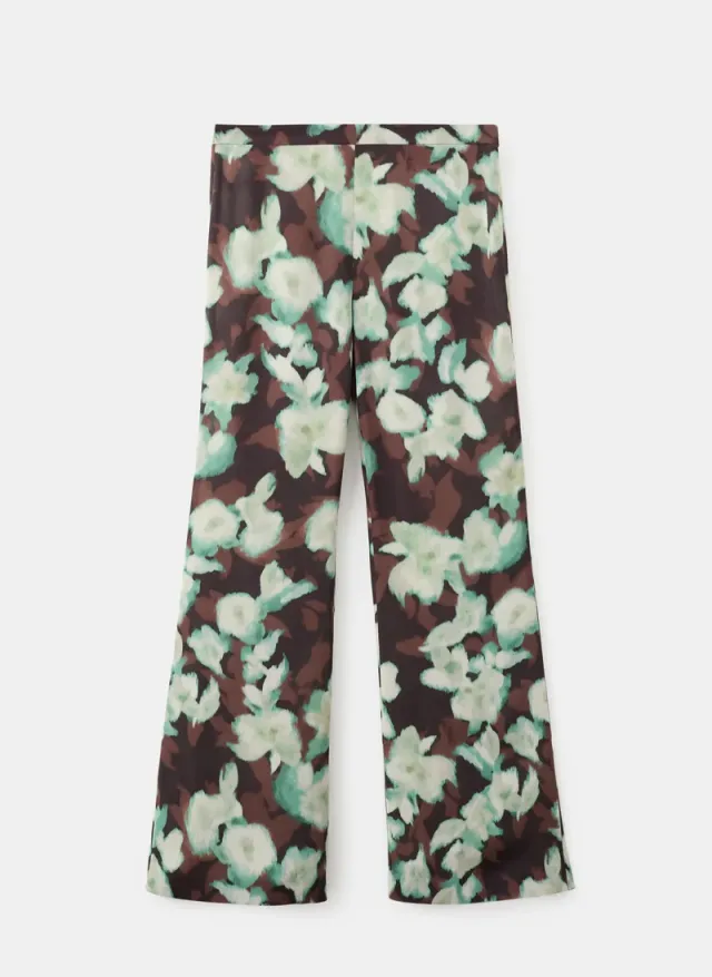 Printed Flared Trousers – image 6