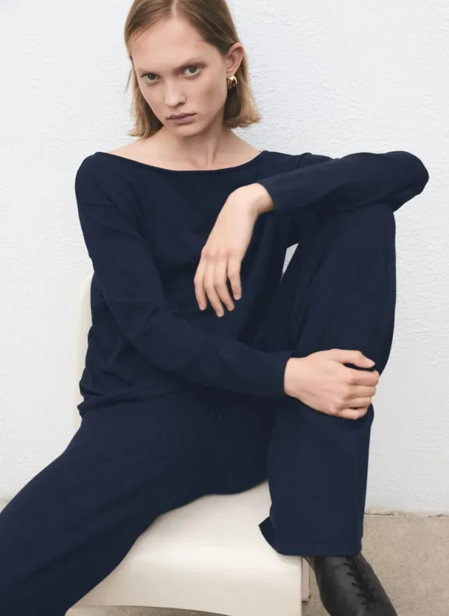 Straight Knitted Pants – image 5