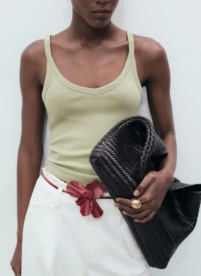 Cotton Strap Top