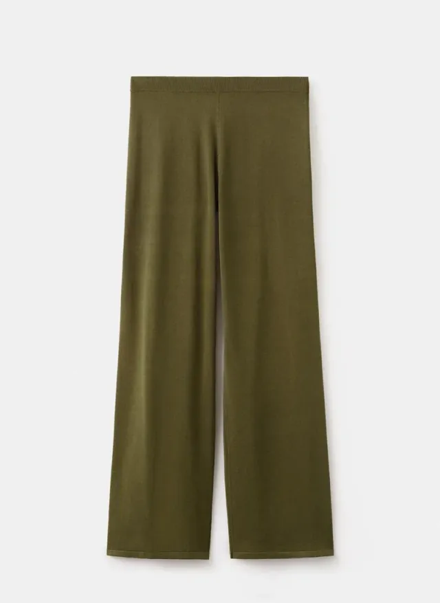 Fine-Knit Straight Trousers – image 5