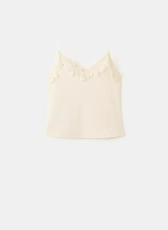 Knit Top Lace Detail – image 5