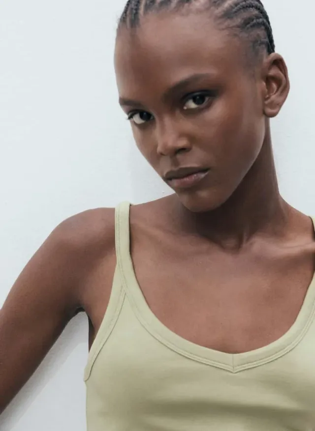 Cotton Strap Top – image 4