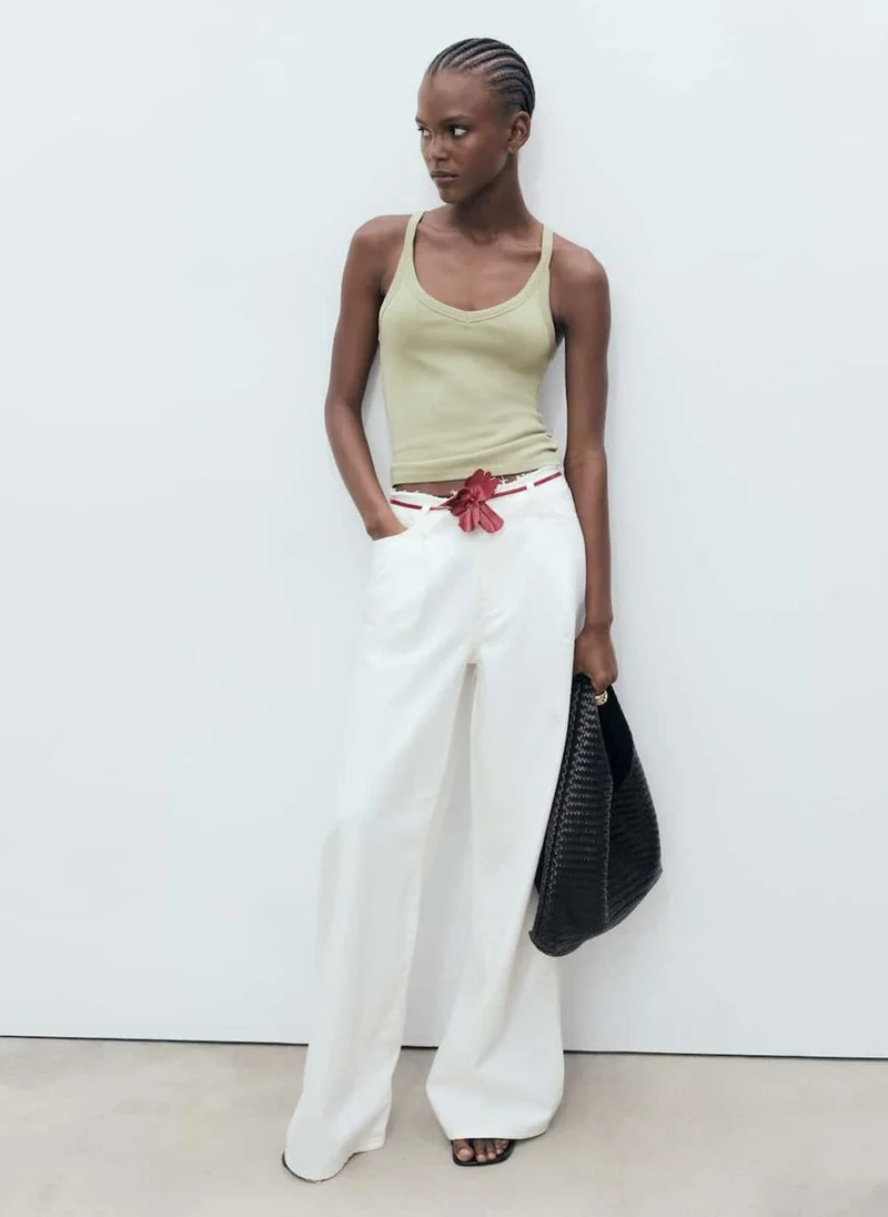 Cotton Strap Top