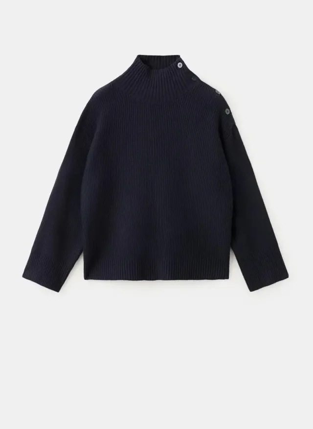Perkins Neck Button Sweater – image 5